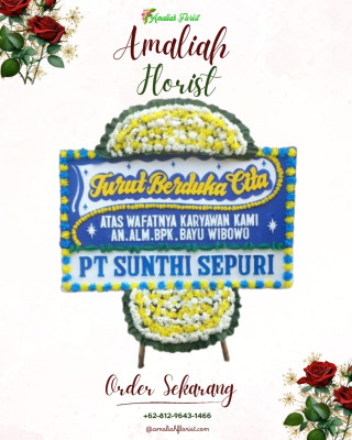 Papan Bunga Duka di Kertosari